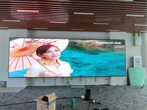 惠济P1.53led小间距屏安装案例